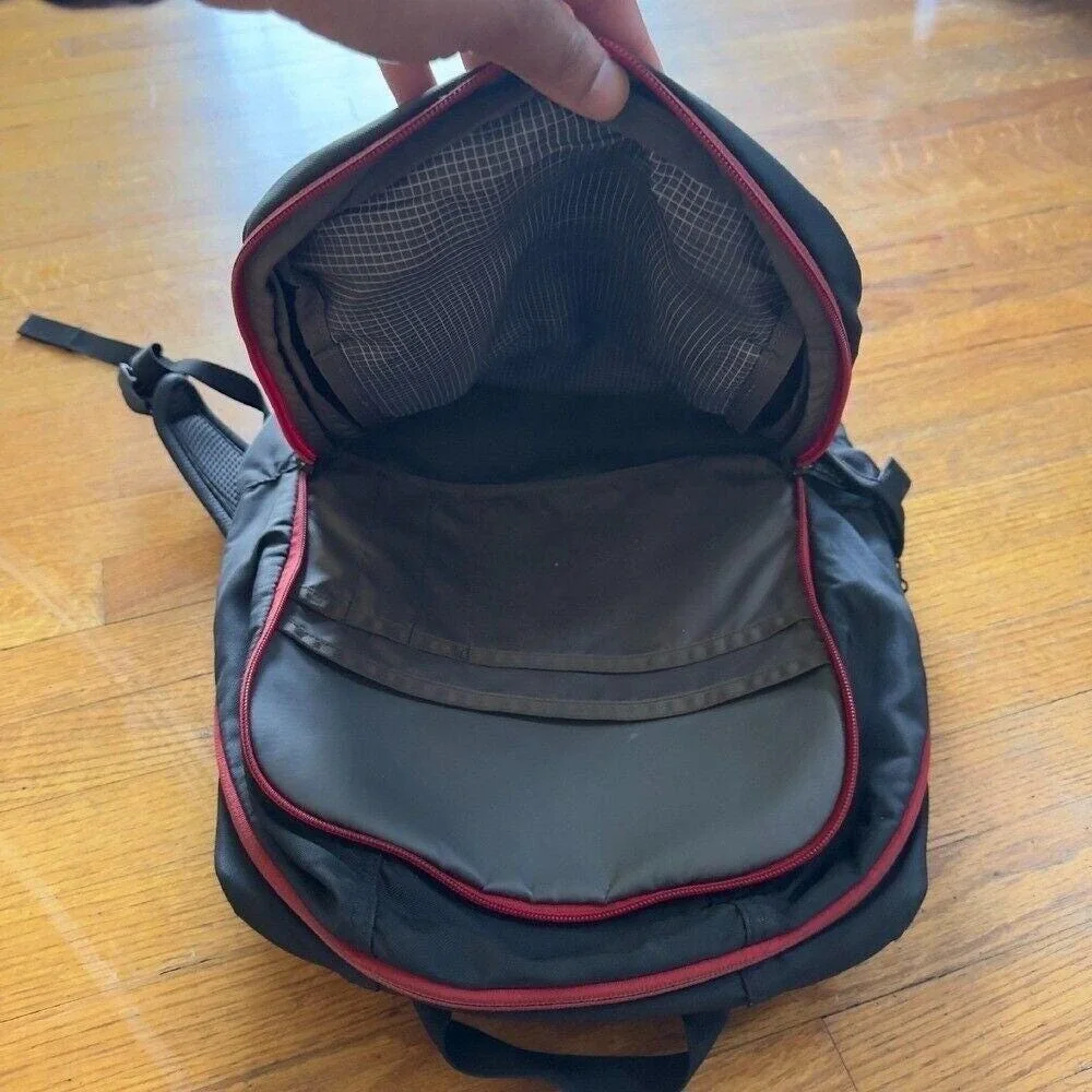 Timbuk2 Backpack Laptop‎ Travel School Book Bag Black Red Trim OS